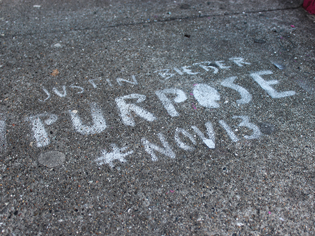 Illegal Justin Bieber graffiti at 1083 Howard Street, photographed on Dec. 26 -- several weeks and multiple rainstorms after it was applied. (San Francisco City Attorney's Office)